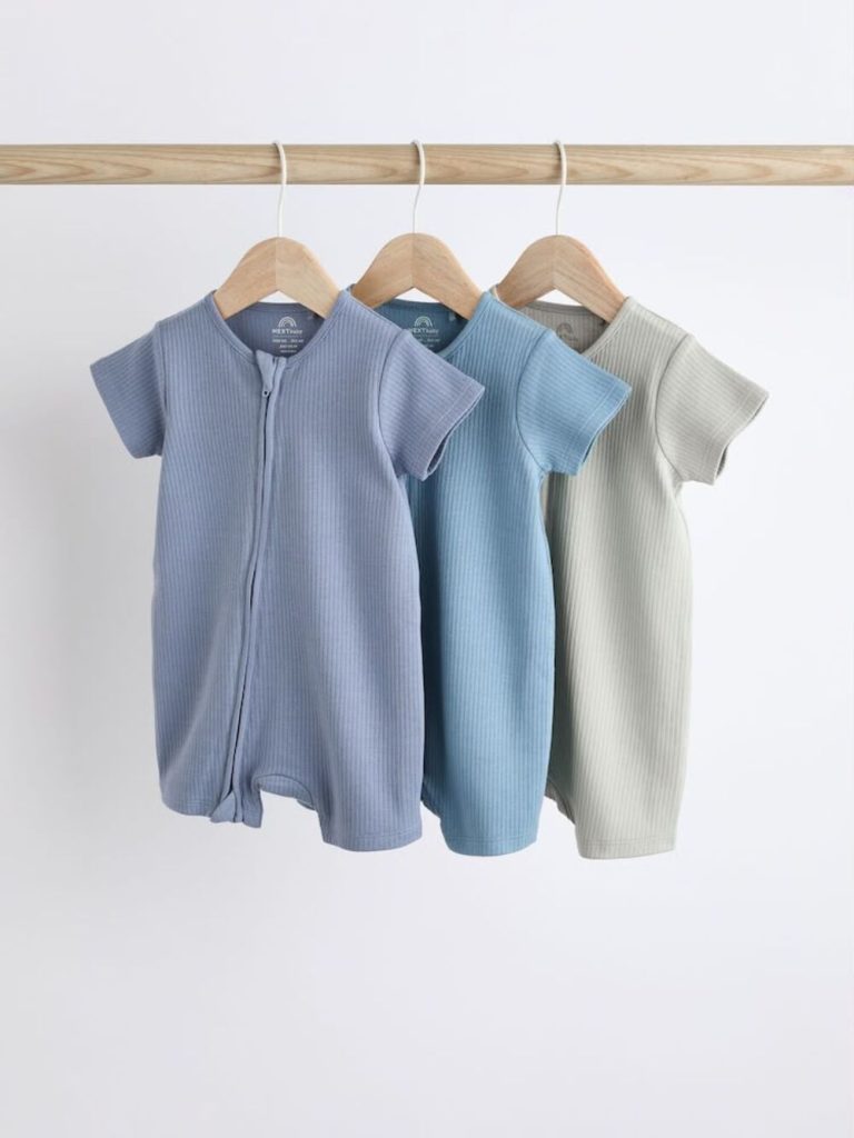 Short-sleeve Romper 3-Pack